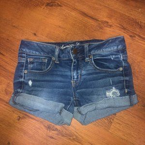 American eagle jean shorts